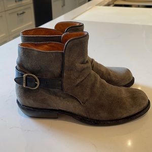 Fiorentini+Baker Gray Ankle Boot size 8.5